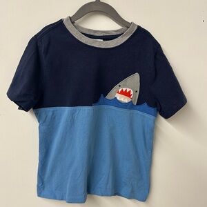 Hanna Andersson Blue Shark Tee Short Sleeve